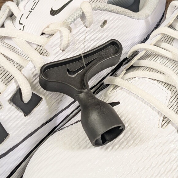 Nike Vapor Edge Speed 360 2 DP Men 11.5 White Black Detachable Cleats FJ7094-100 main image 7